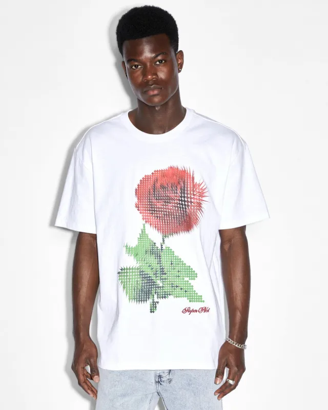 PIXEL BIGGIE SS TEE TRU WHITE sold by Ksubi