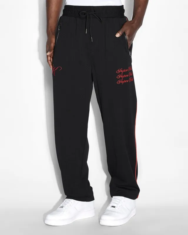 SCRIPTED SYNTHESIS PANT BLACK/RED sold by Ksubi