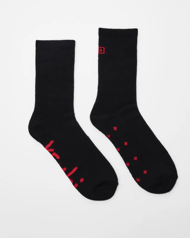 KSOCKS LAID BLACK sold by Ksubi