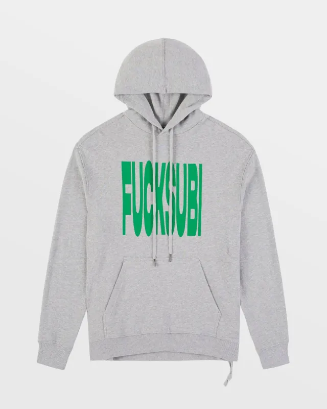 SLAWN BIGGIE HOODIE GREY MARLE sold by Ksubi