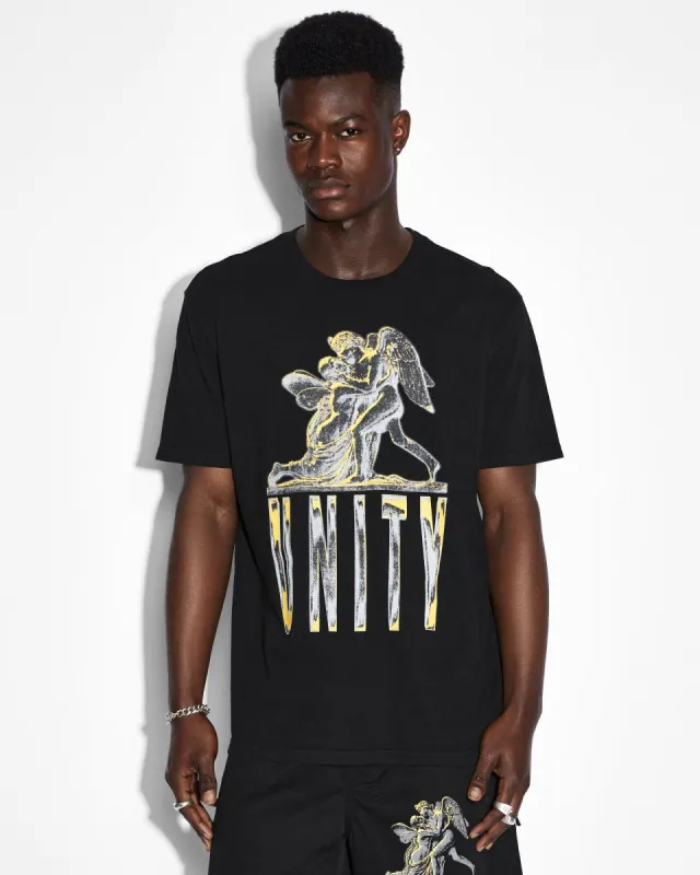 LOVESIK KASH SS TEE JET BLACK made by Ksubi