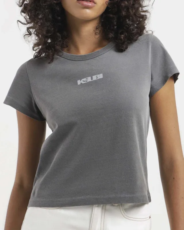SOTT 3M MINI SS TEE CHARCOAL SUNSPOT sold by Ksubi