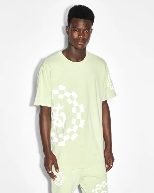 TEAM BIGGIE SS TEE LIMELITE sold by Ksubi