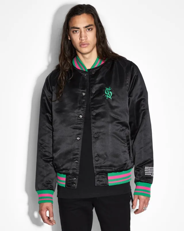 UNWISE BOMBER JACKET BLACK made by Ksubi