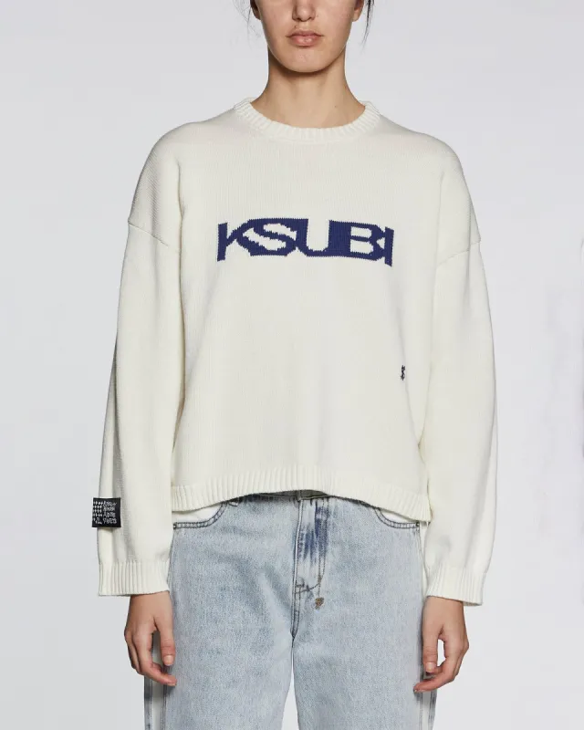 SOTT OVERSIZED CREW CHALK sold by Ksubi