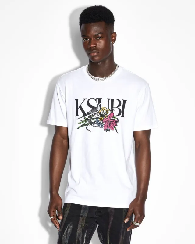 HABITAT KASH SS TEE TRU WHITE sold by Ksubi