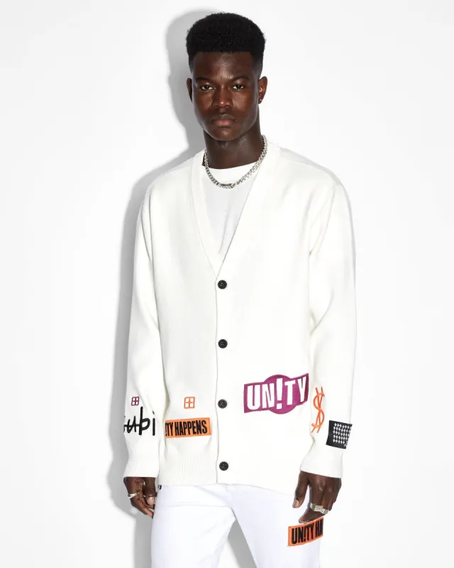 COLLECTIVE CARDIGAN WHITE sold by Ksubi