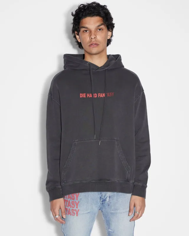 FAN BIGGIE HOODIE FADED BLACK sold by Ksubi