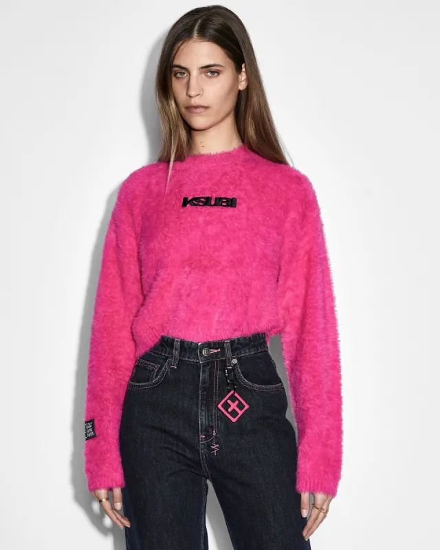 CROPPED SWEATER FUSCHIA sold by Ksubi
