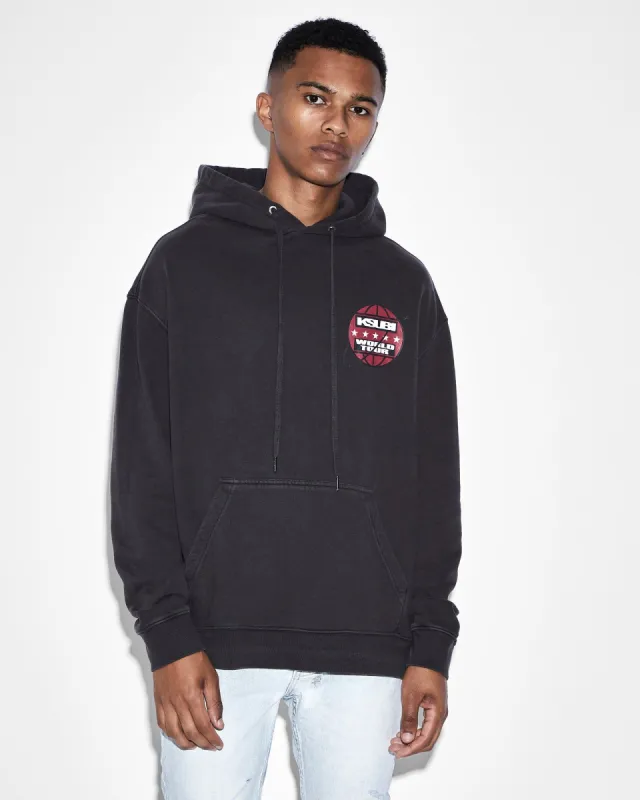 TOUR BIGGIE HOODIE FADED BLACK sold by Ksubi