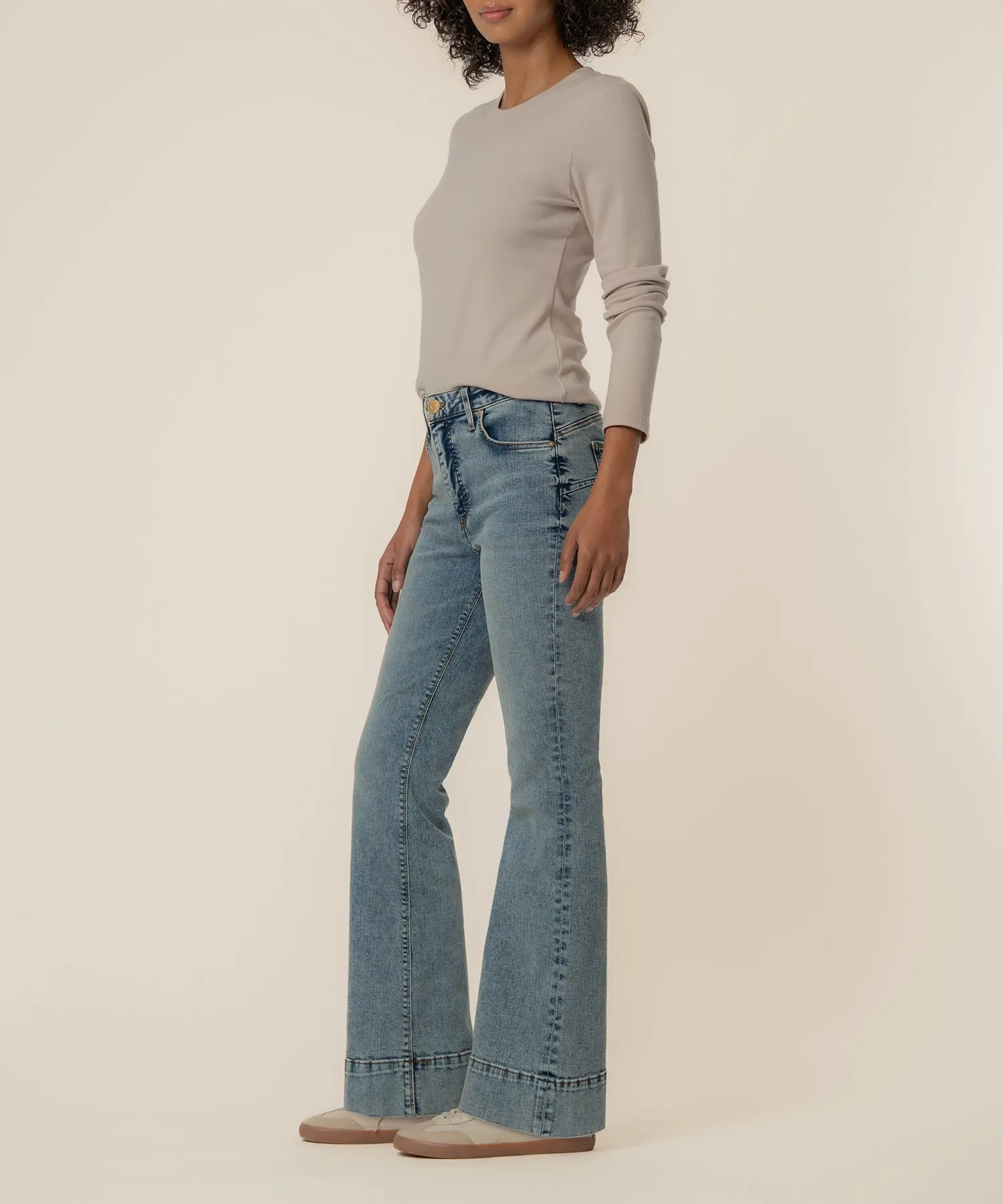 Stella High Rise Flare, Exclusive sold by Kut from the Kloth product image thumbnail 2