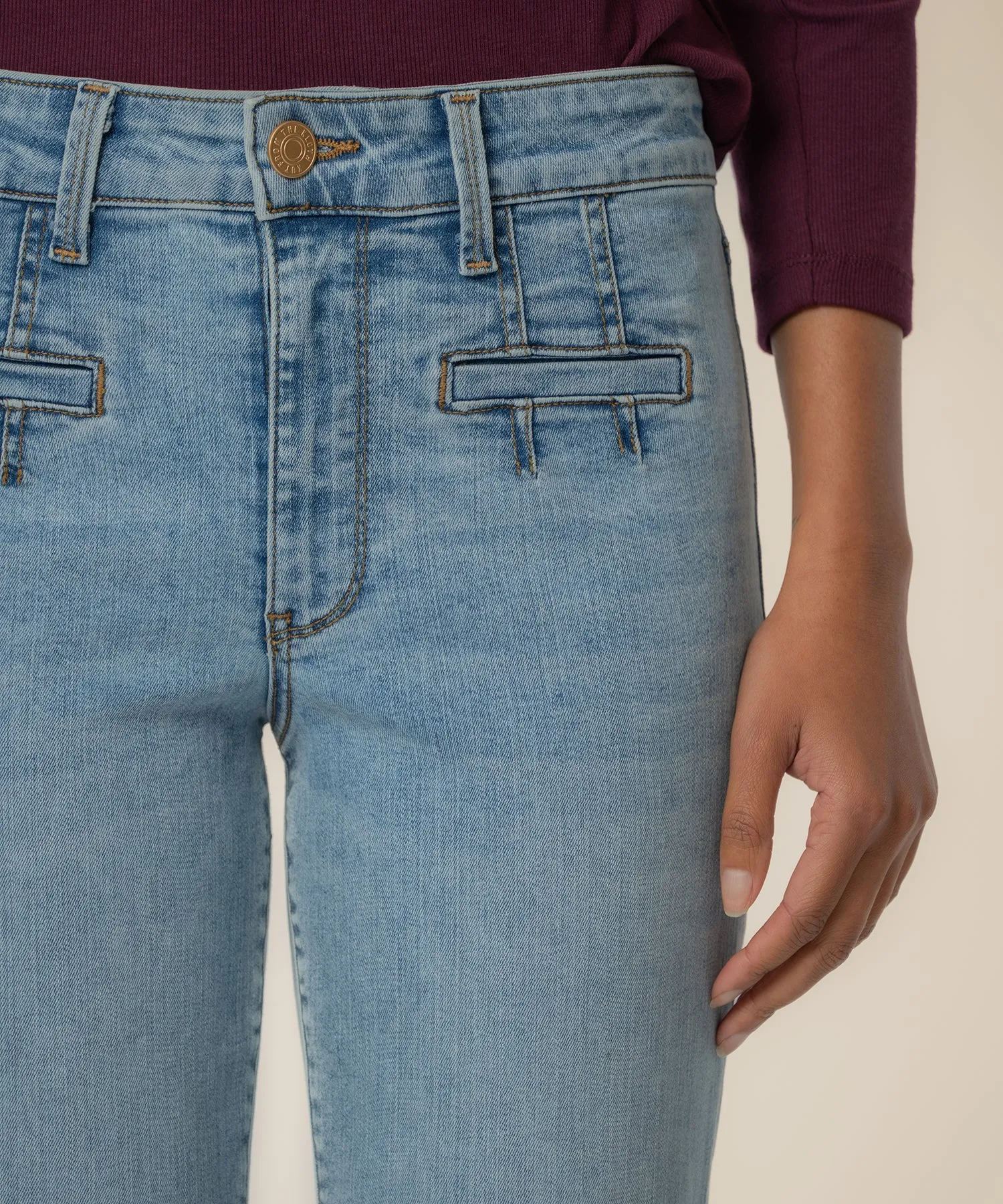 Stella High Rise Flare, Exclusive sold by Kut from the Kloth product image thumbnail 4