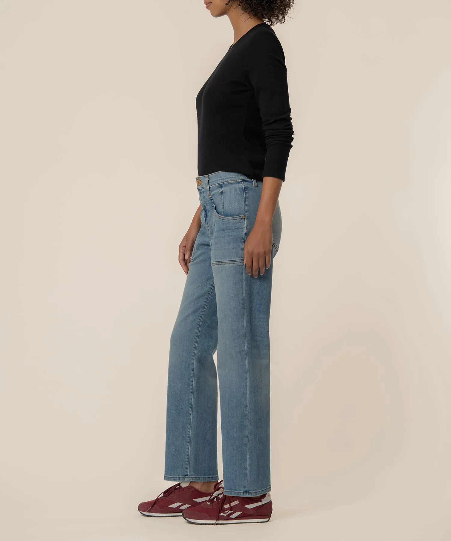 Avery High Rise Straight Leg, Exclusive sold by Kut from the Kloth product image thumbnail 2