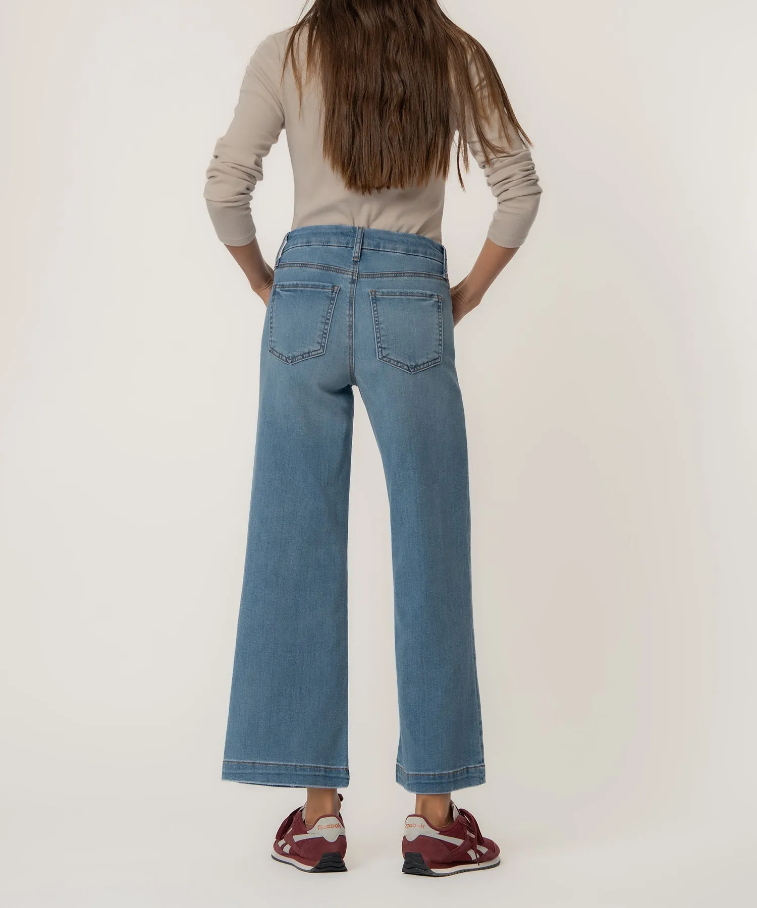 Meg High Rise Wide Leg in Totally Wash sold by Kut from the Kloth product image thumbnail 3