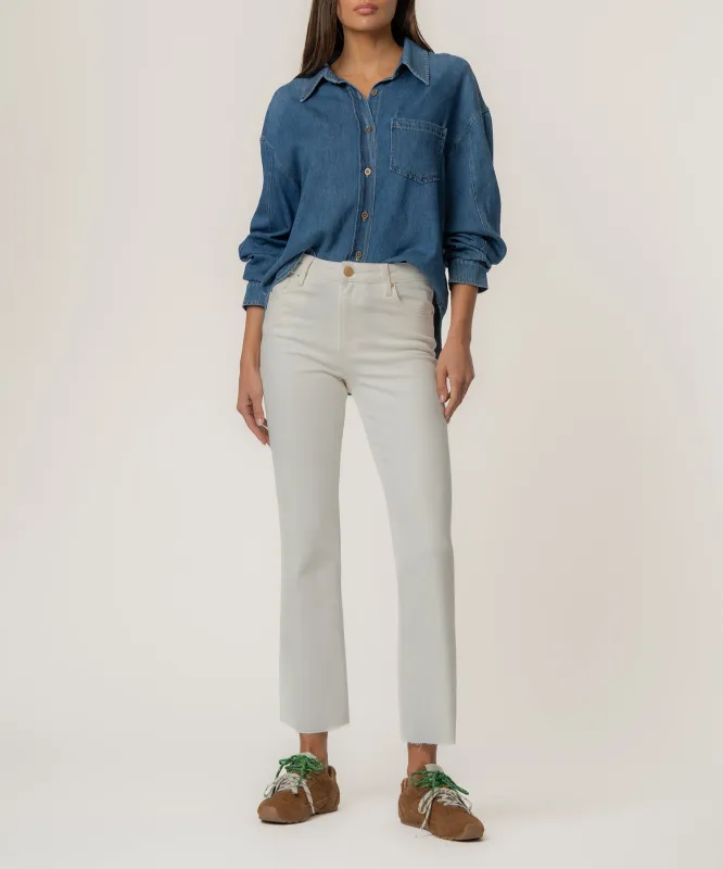 Kelsey High Rise Ankle  Flare, Petite sold by Kut from the Kloth