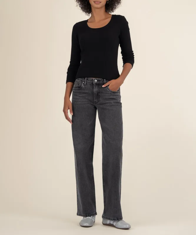 Anahi Rib Knit Top sold by Kut from the Kloth