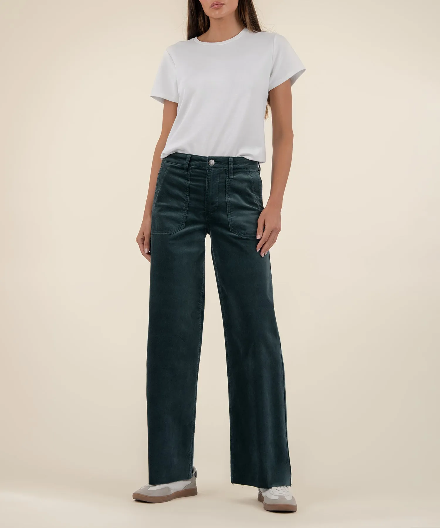 Meg Velveteen High Rise Wide Leg - Final Sale sold by Kut from the Kloth