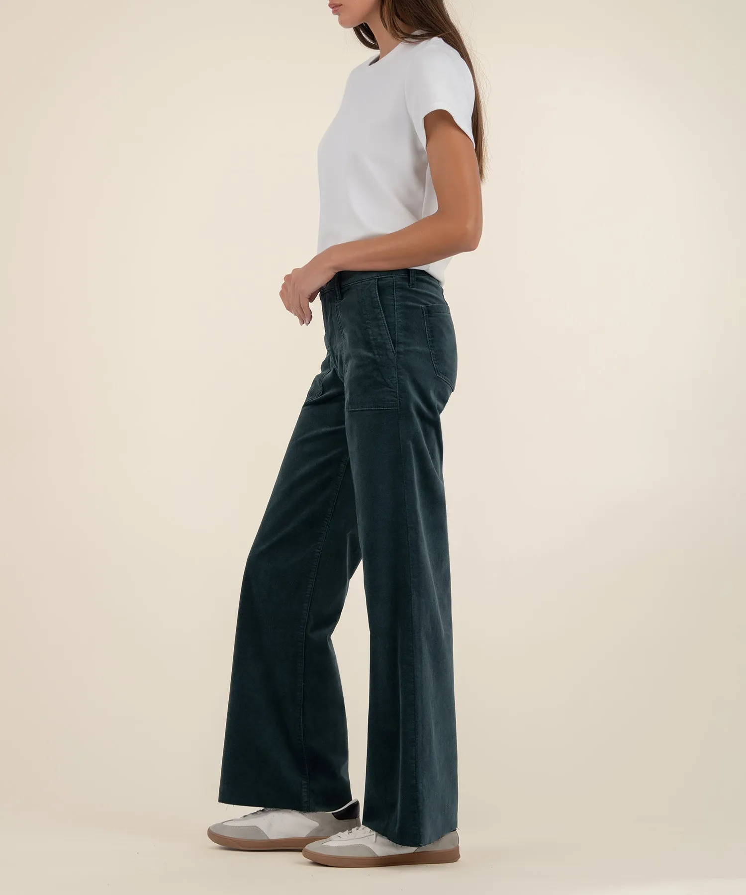 Meg Velveteen High Rise Wide Leg - Final Sale sold by Kut from the Kloth product image thumbnail 2