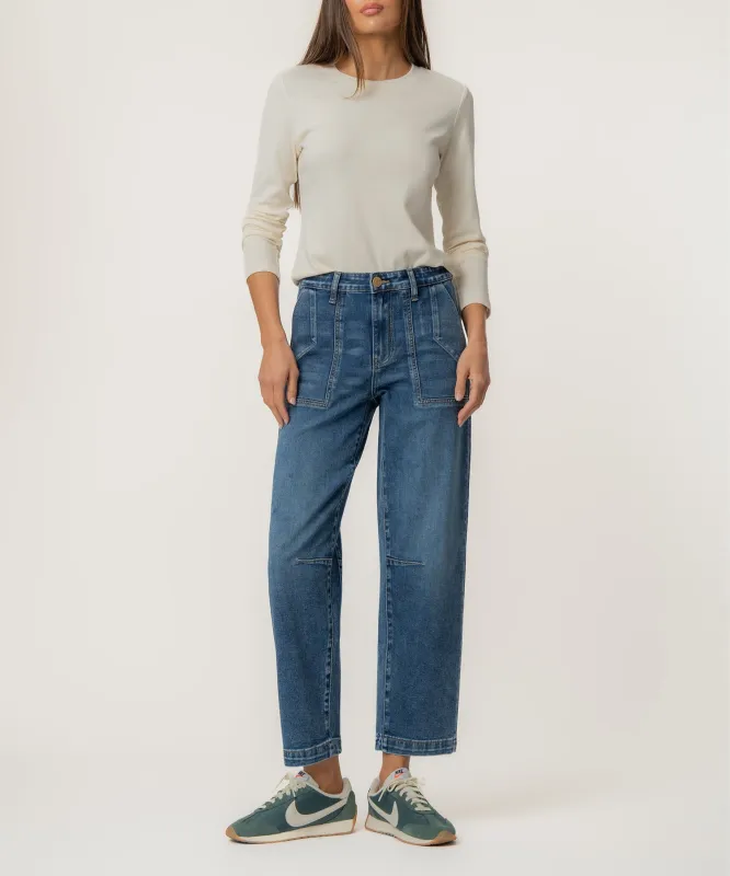 Ashton Wide Leg Barrel, Petite sold by Kut from the Kloth