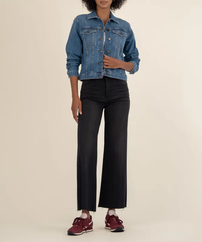 Juliet Denim Jacket in Dearly Wash made by Kut from the Kloth