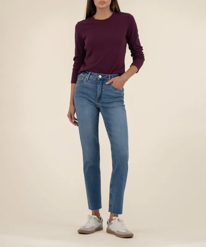 Rachael High Rise Mom Jean sold by Kut from the Kloth