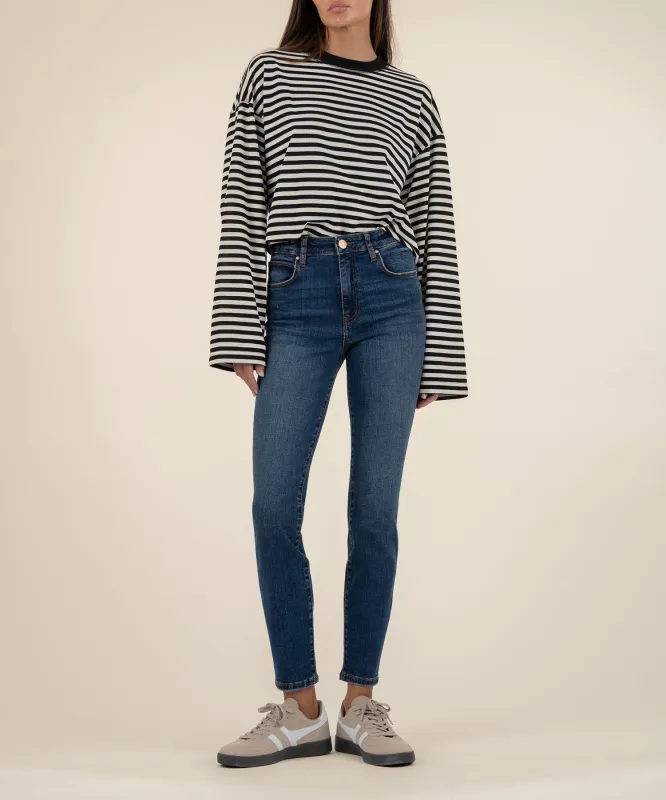 Charlize High Rise Cigarette Leg sold by Kut from the Kloth