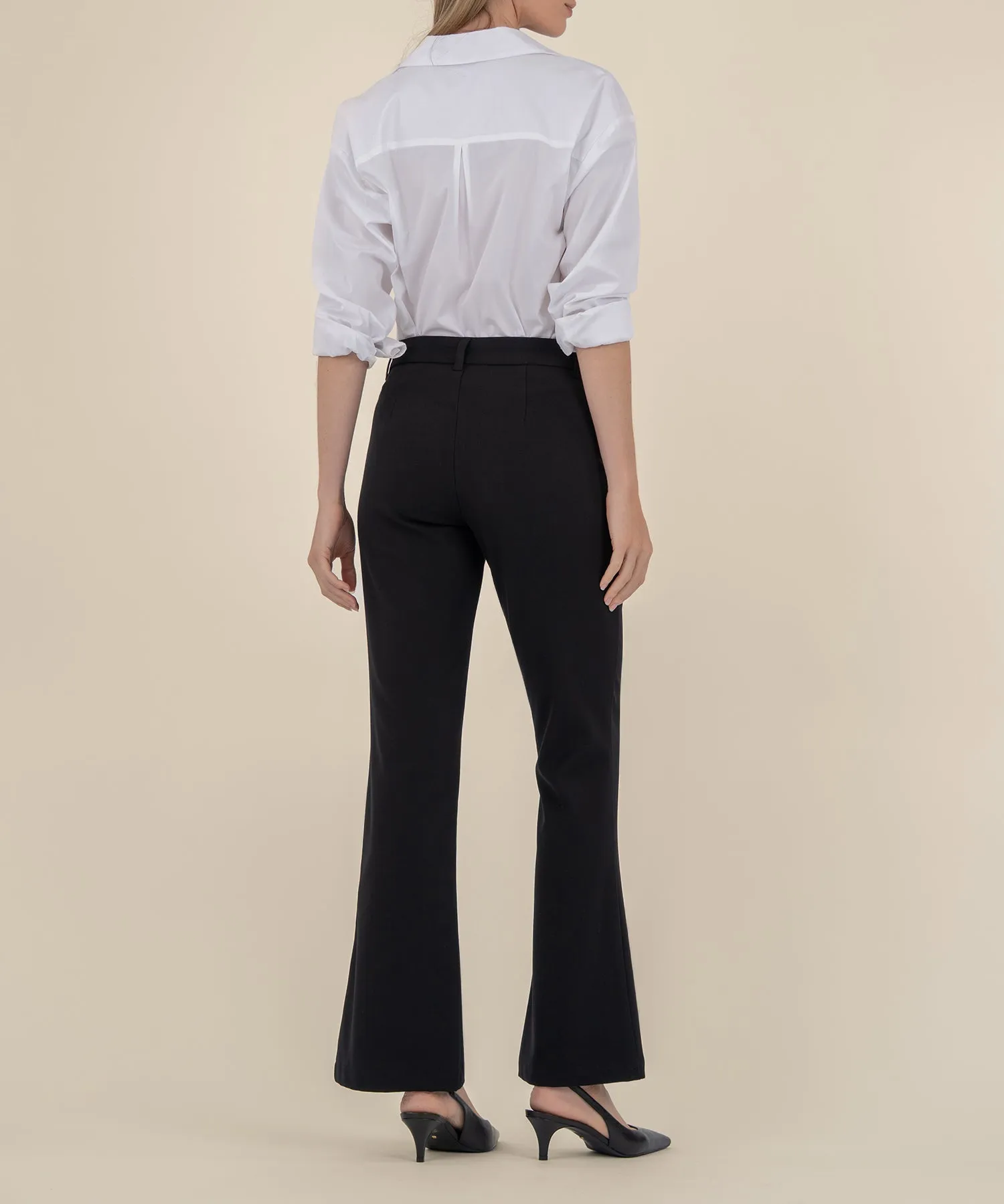 Stella High Rise Flare Trouser in Black sold by Kut from the Kloth product image thumbnail 3