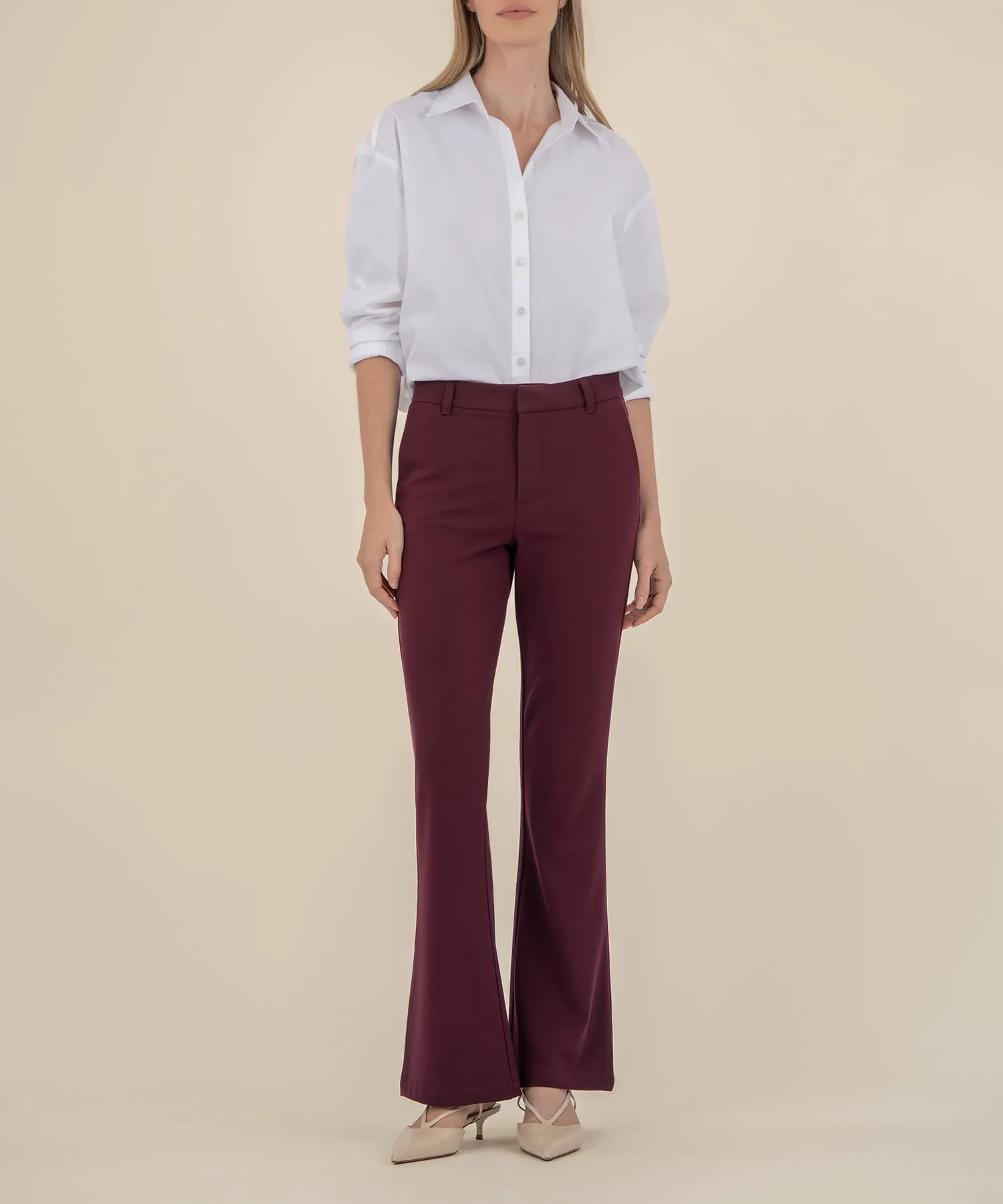 Stella High Rise Flare Trouser sold by Kut from the Kloth