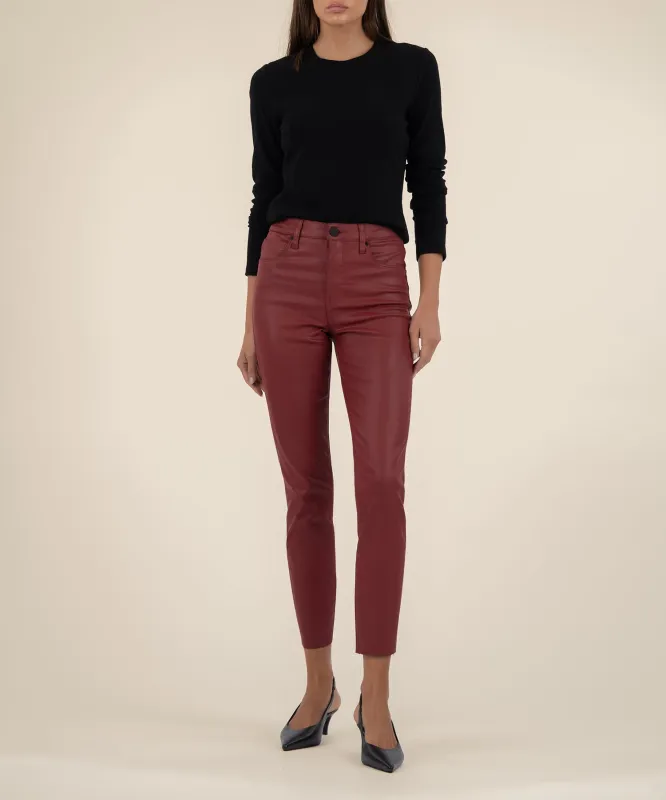 Charlize Coated High Rise Ankle Skinny - FINAL SALE sold by Kut from the Kloth
