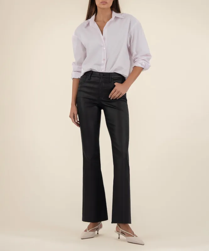 Ana Coated High Rise Flare - FINAL SALE sold by Kut from the Kloth