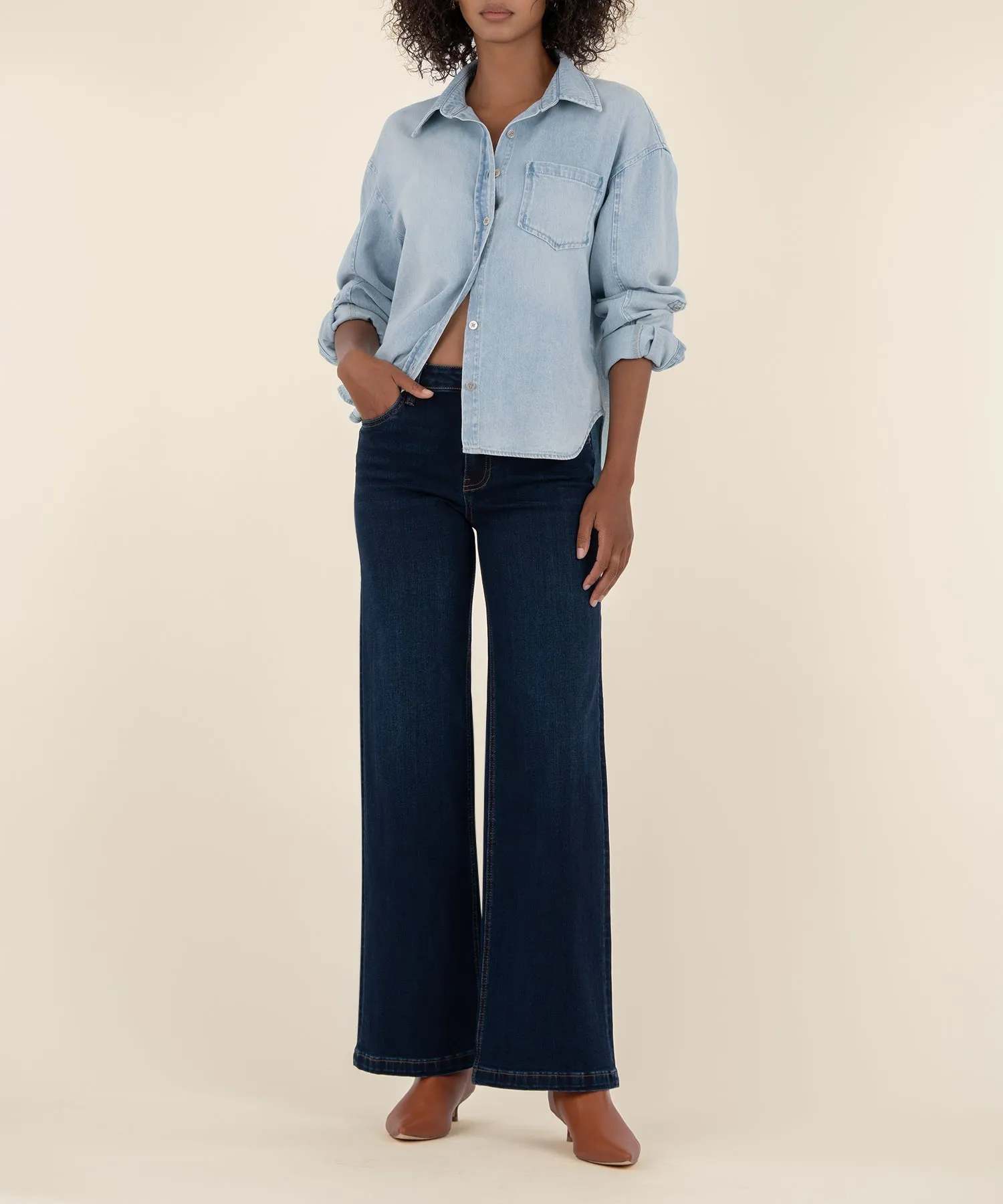 Jean High Rise Wide Leg, Exclusive - FINAL SALE sold by Kut from the Kloth