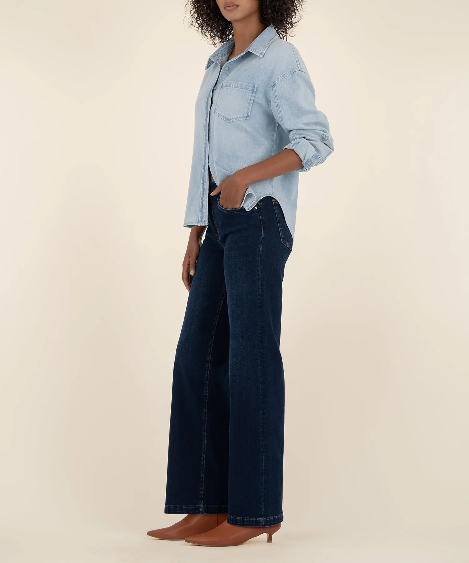 Jean High Rise Wide Leg, Exclusive - FINAL SALE sold by Kut from the Kloth product image thumbnail 3
