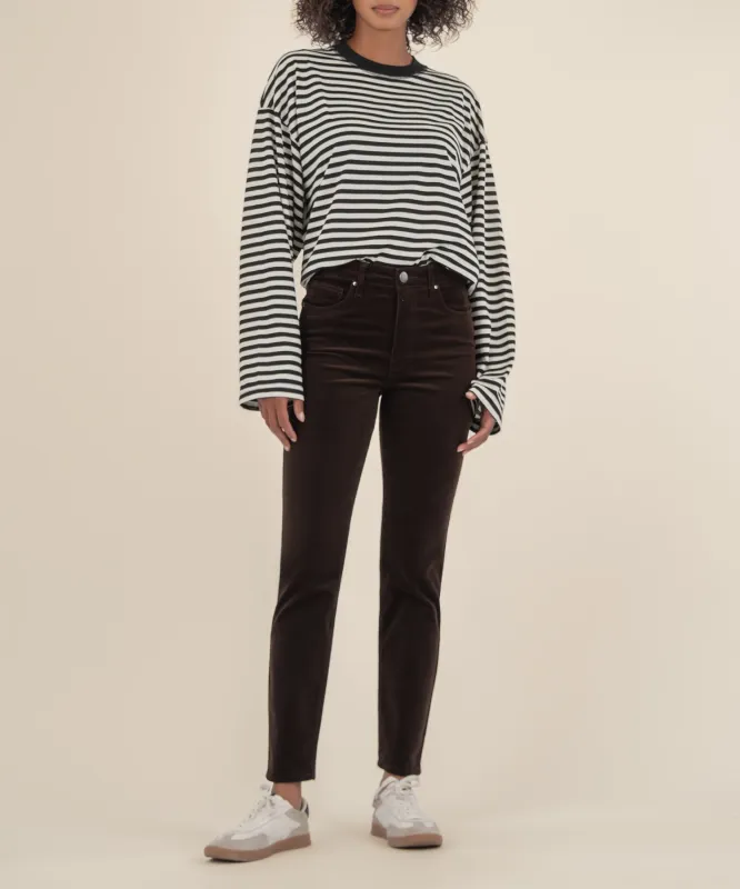 Rachael Corduroy Mom Jean, Long- FINAL SALE sold by Kut from the Kloth