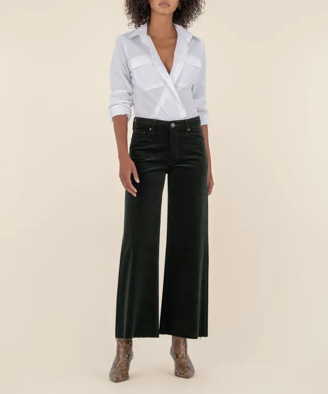 Meg Corduroy High Rise Wide Leg, Petite sold by Kut from the Kloth