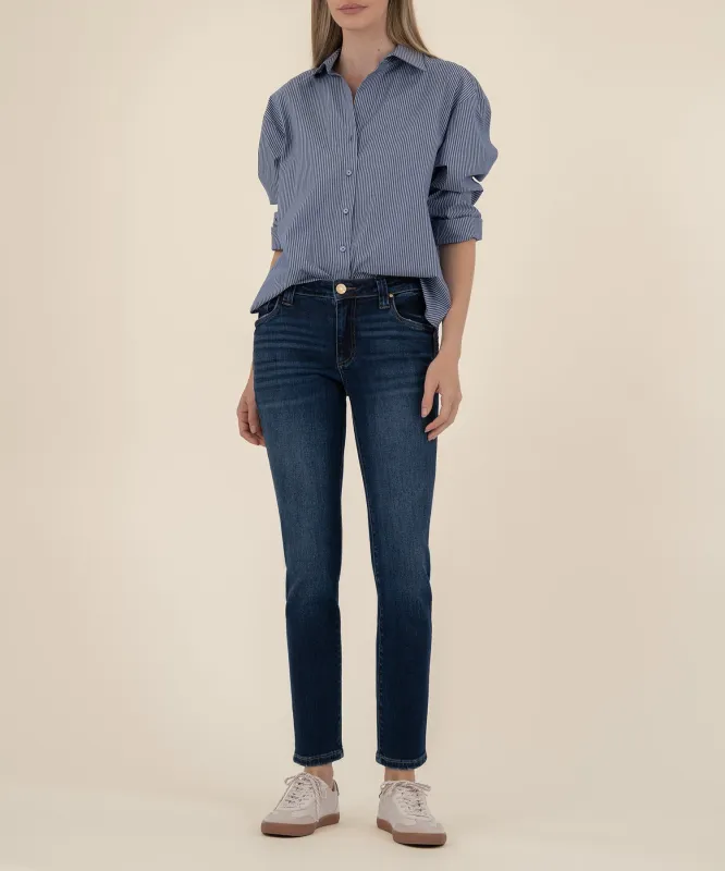 Stevie Mid Rise Straight Leg, Petite made by Kut from the Kloth