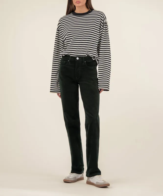 Melissa Corduroy High Rise Straight, Long- FINAL SALE sold by Kut from the Kloth