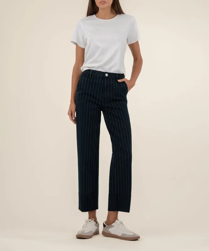 Sienna Stripe High Rise Straight Leg - Final Sale sold by Kut from the Kloth