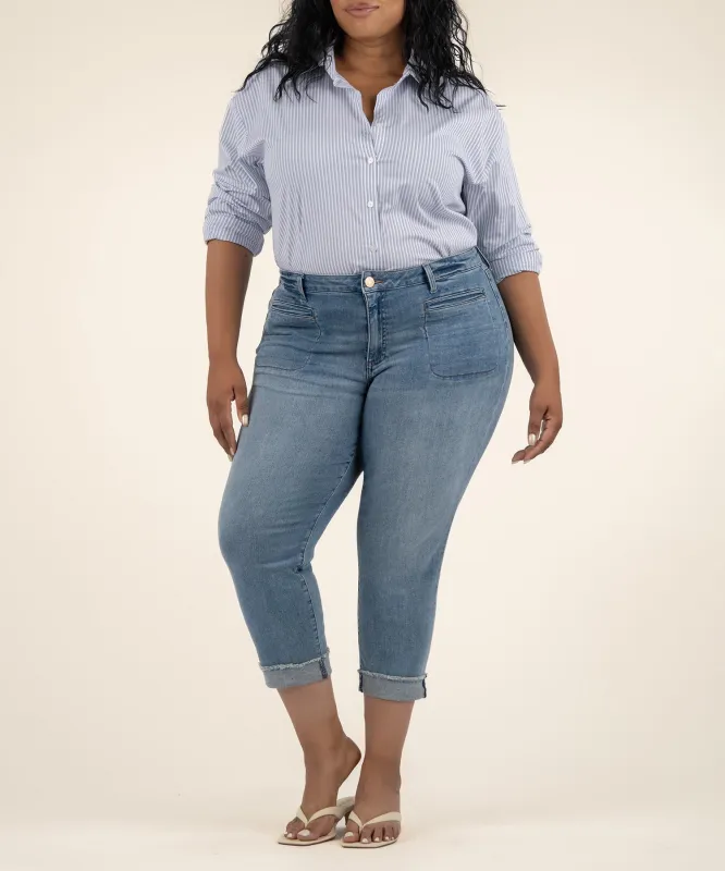 Amy Crop Straight Leg, Plus - Final Sale sold by Kut from the Kloth