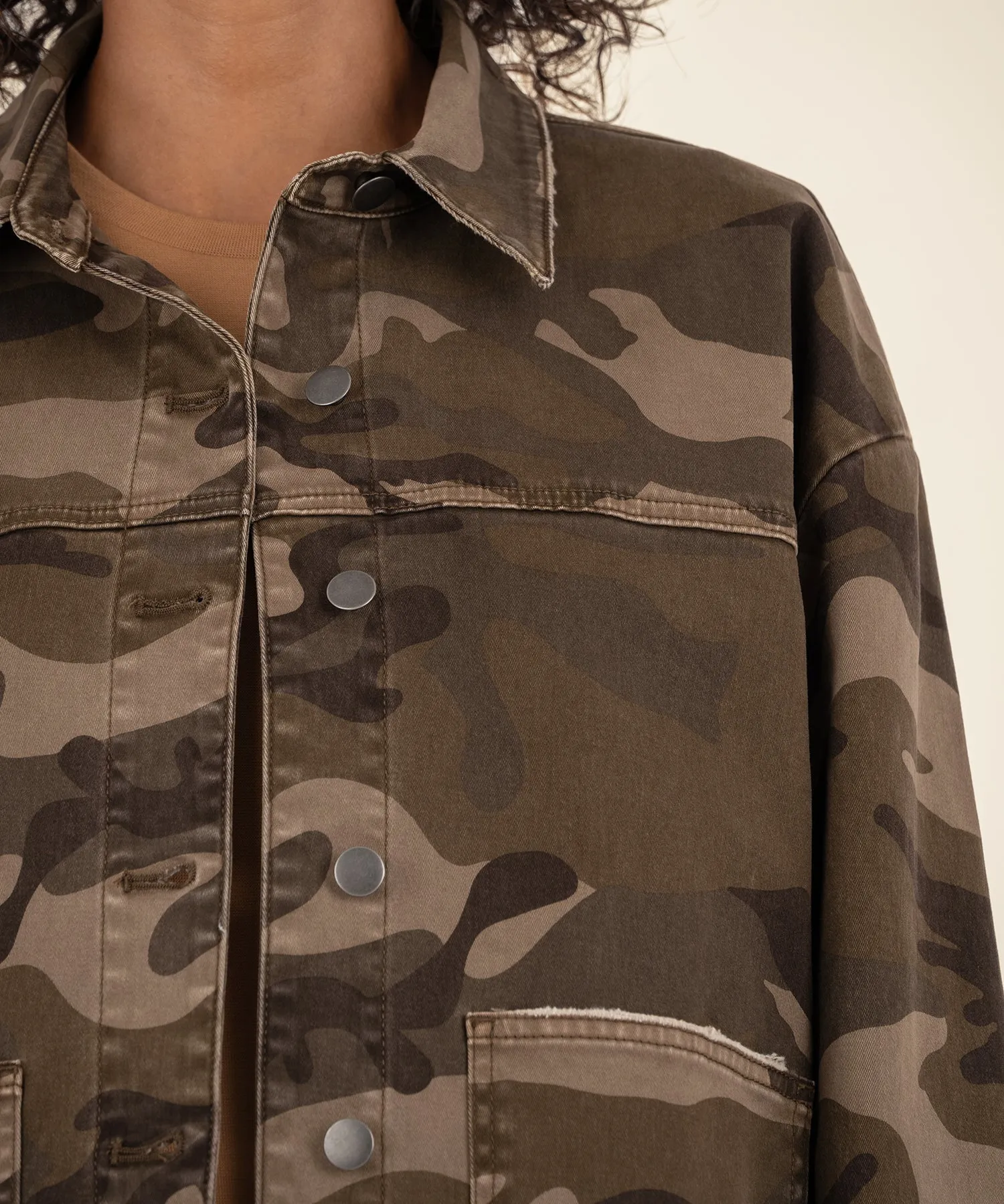 Ellie Camo Jacket, Exclusive sold by Kut from the Kloth product image thumbnail 5