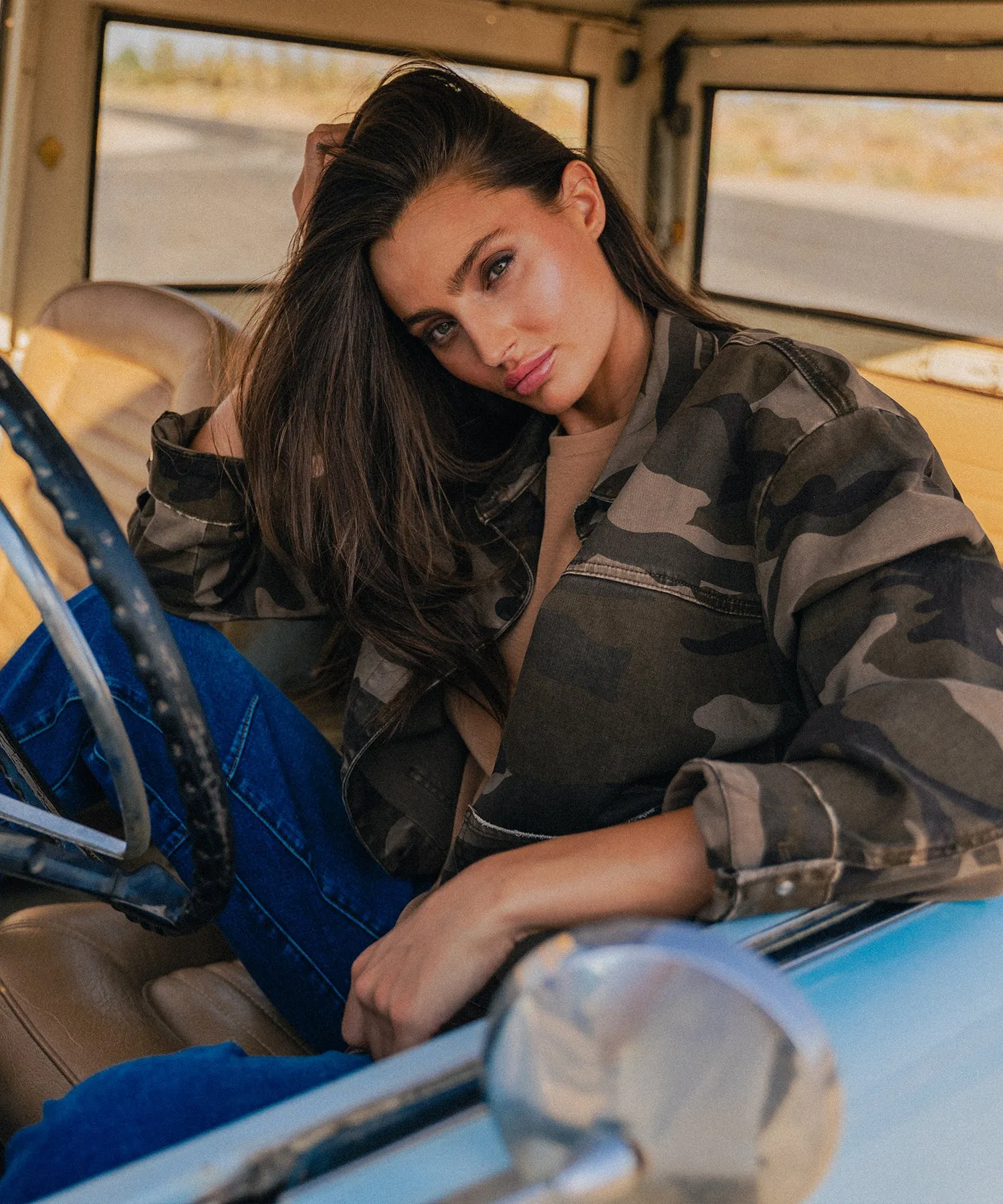 Ellie Camo Jacket, Exclusive sold by Kut from the Kloth product image thumbnail 2