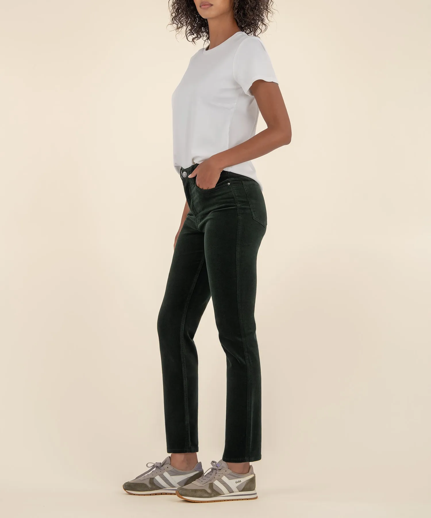 Rachael Corduroy Mom Jean, Long - FINAL SALE sold by Kut from the Kloth product image thumbnail 2