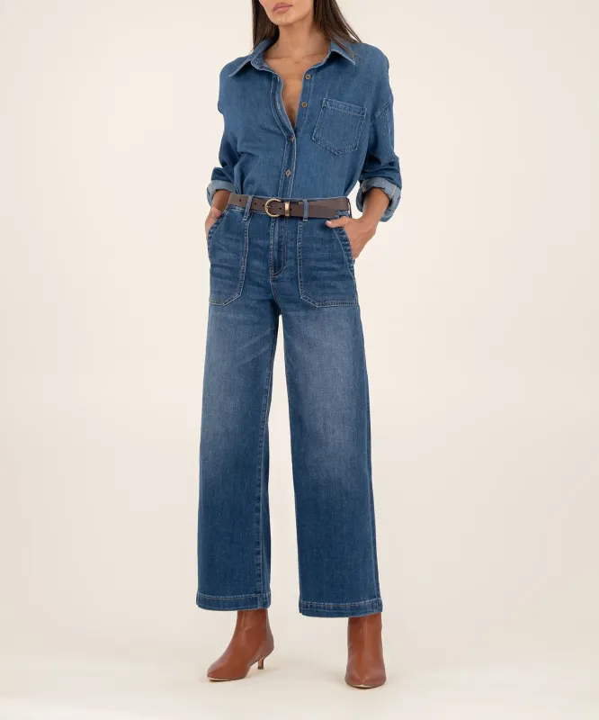 Meg High Rise Wide Leg made by Kut from the Kloth