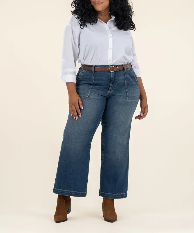 Meg High Rise Wide Leg, Plus - Holiday Doorbuster (FINAL SLAE) sold by Kut from the Kloth