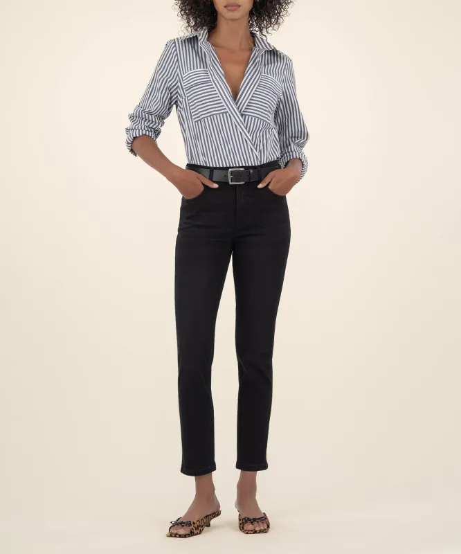 Rachael High Rise Mom Pant, Petite sold by Kut from the Kloth