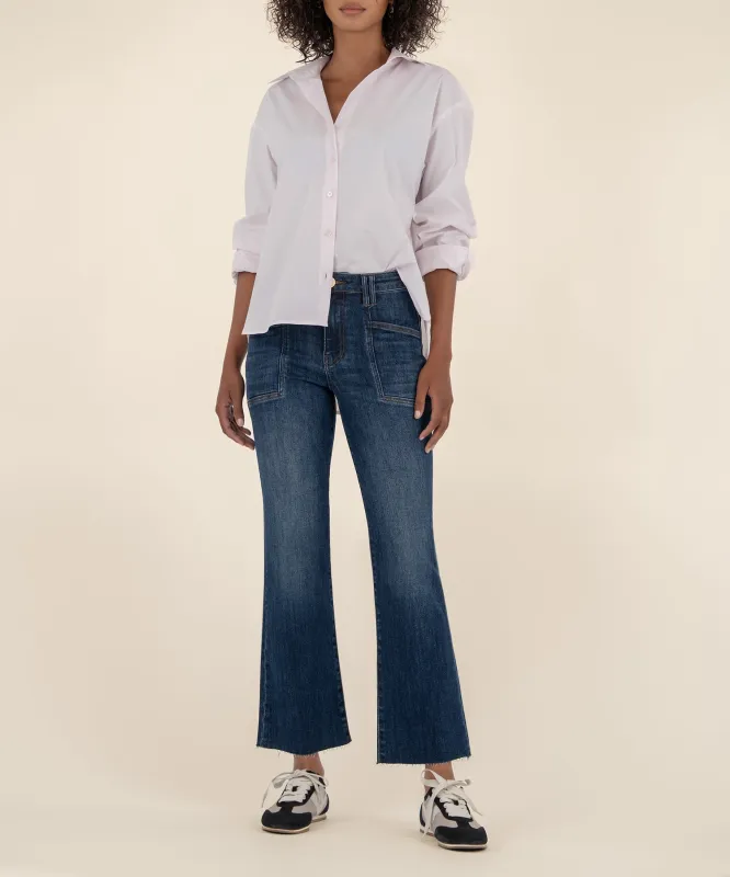 Kelsey High Rise Ankle Flare - FINAL SALE sold by Kut from the Kloth