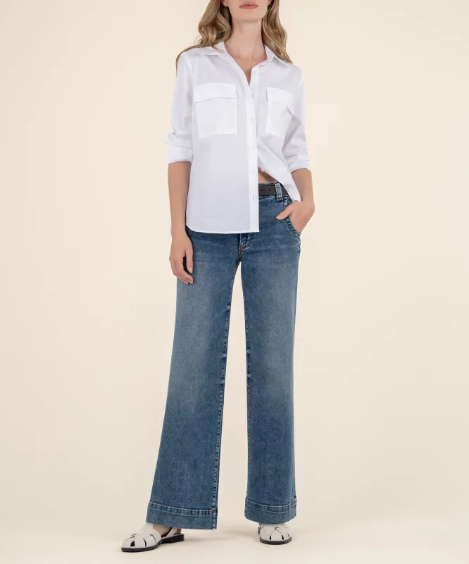 Meg High Rise Wide Leg, Exclusive - FINAL SALE sold by Kut from the Kloth