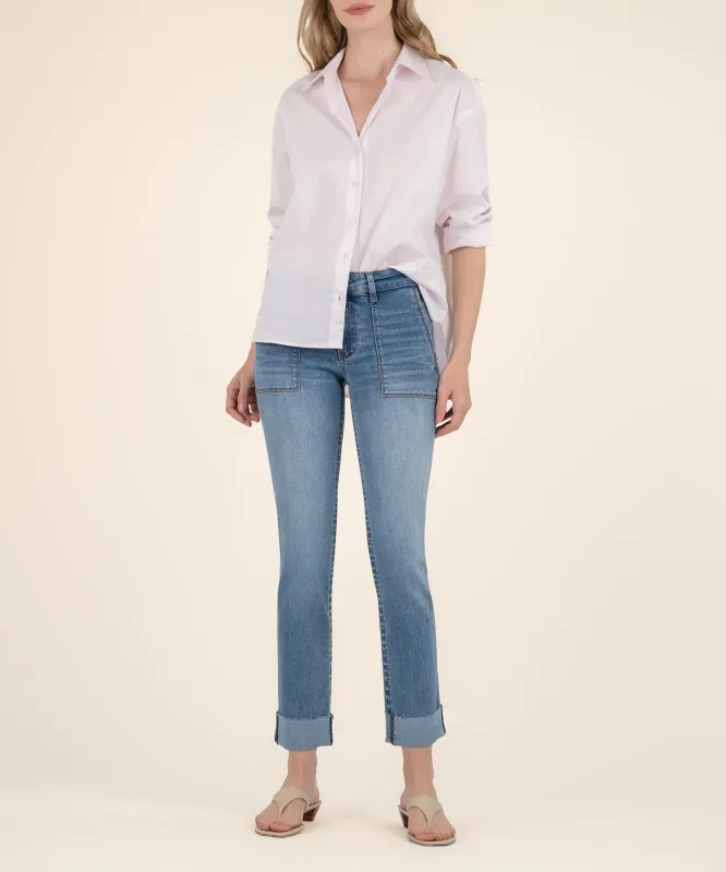 Stevie Crop Straight Leg- FINAL SALE made by Kut from the Kloth