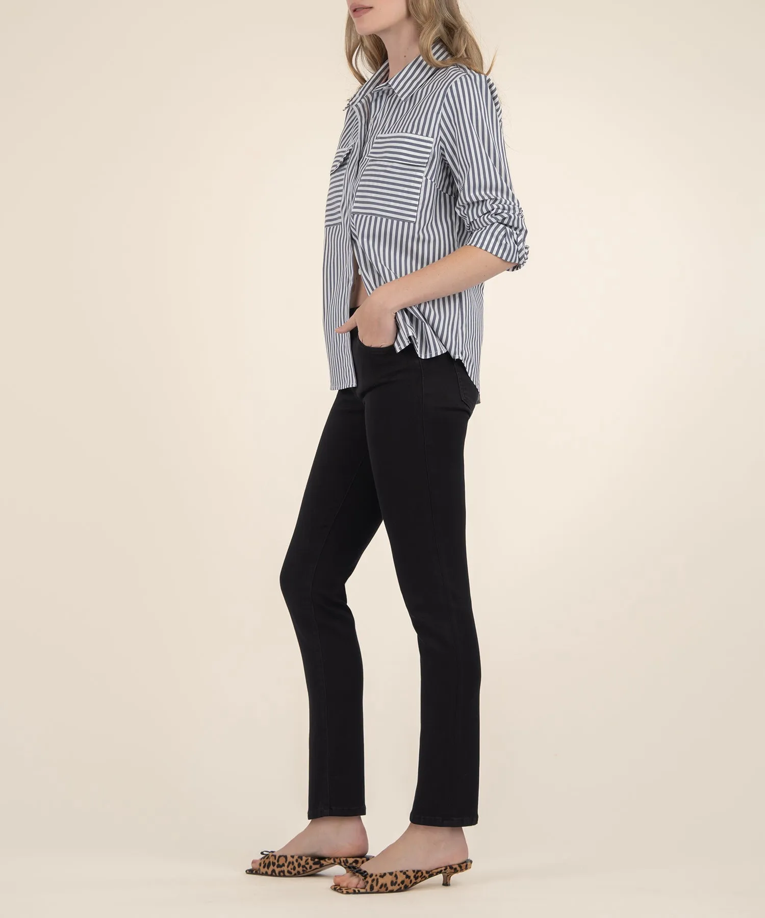 Stevie Mid Rise Straight Leg, Exclusive - FINAL SALE sold by Kut from the Kloth product image thumbnail 2