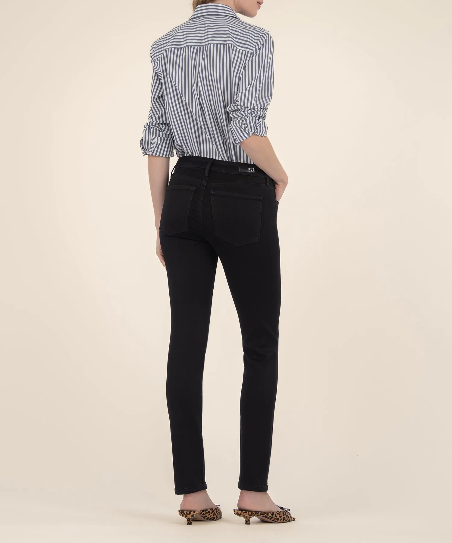 Stevie Mid Rise Straight Leg, Exclusive - FINAL SALE sold by Kut from the Kloth product image thumbnail 3