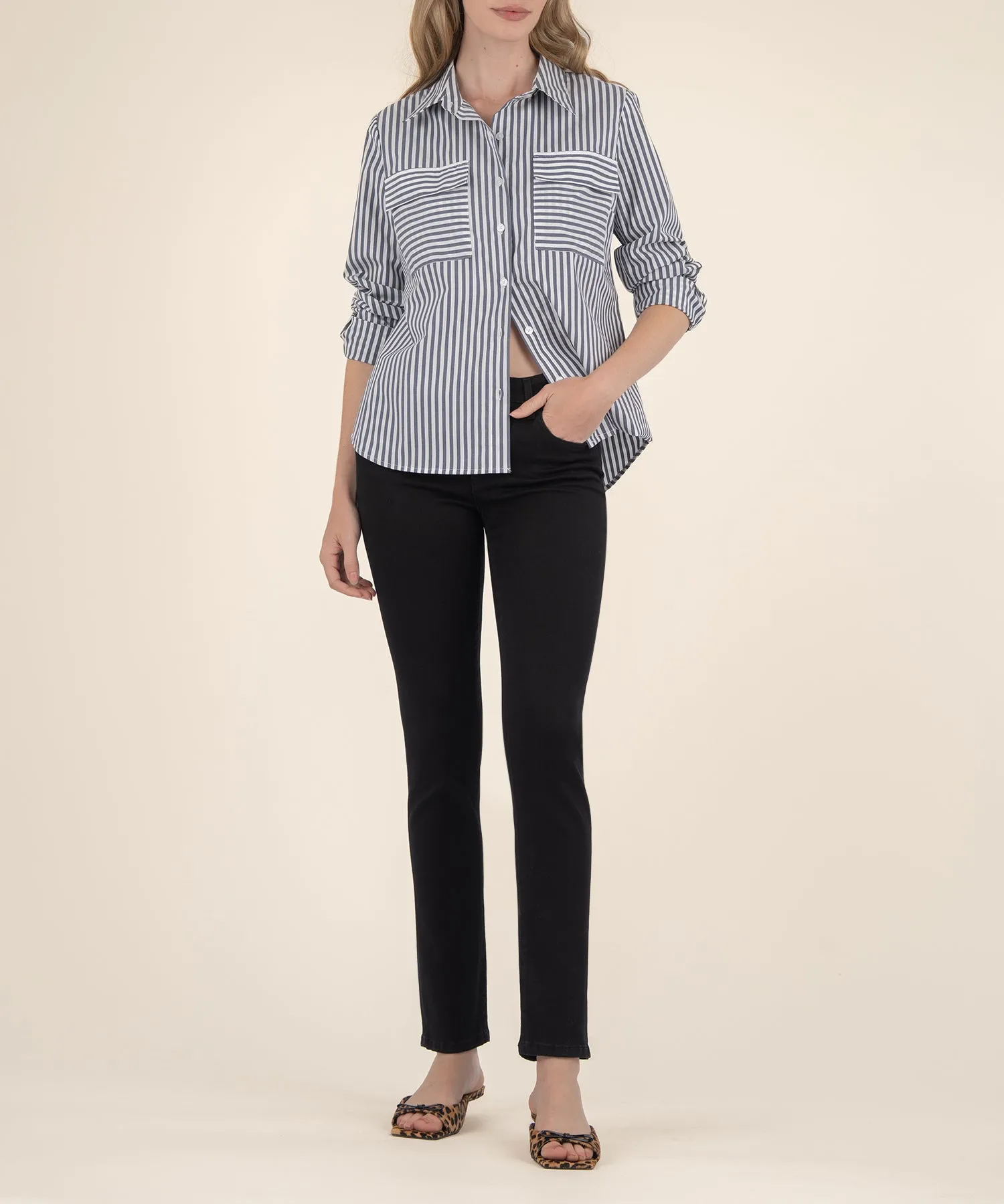 Stevie Mid Rise Straight Leg, Exclusive - FINAL SALE sold by Kut from the Kloth